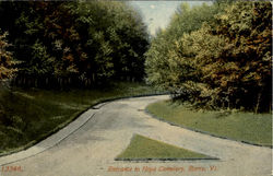 Entrance To Hopa Cemetery Postcard