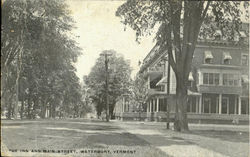 The Inn And Main Street Postcard