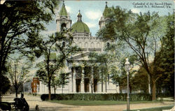Cathedral Of The Sacred Heart, Laurel St Richmond, VA Postcard Postcard