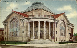 First Baptist Church Waco, TX Postcard Postcard