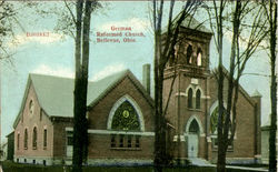 German Reformed Church Bellevue, OH Postcard Postcard