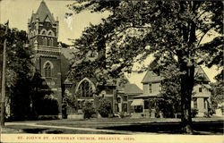 St. John's Ev. Lutheran Church Bellevue, OH Postcard Postcard