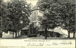 Reformed Church Warwick, NY Postcard Postcard