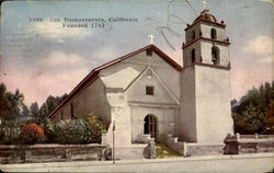 Mission San Buenaventura California Postcard Postcard