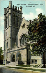 Reid Memorial United Presbyterian Church Richmond, IN Postcard Postcard