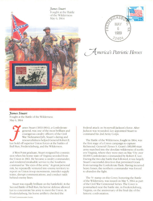 James Stuart, Battle of the Wilderness, May 6, 1864