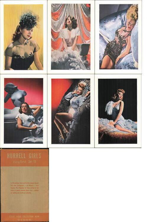 Set of 6 Hurrell Girls Esquire Magazine Series #13