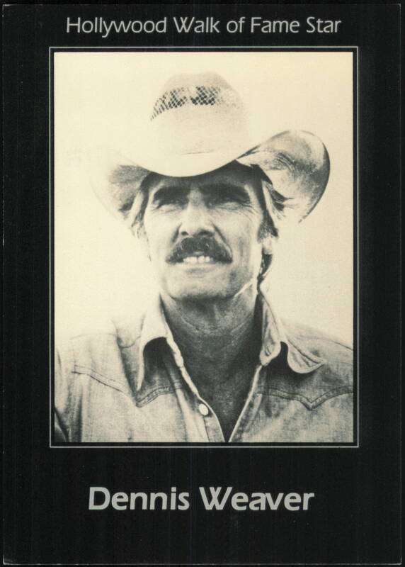 Dennis Weaver Hollywood Walk of Fame Star California