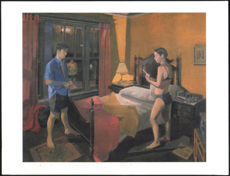 Eve Mansdorf Recent Paintings, Phone Call The Rooted Bed New York