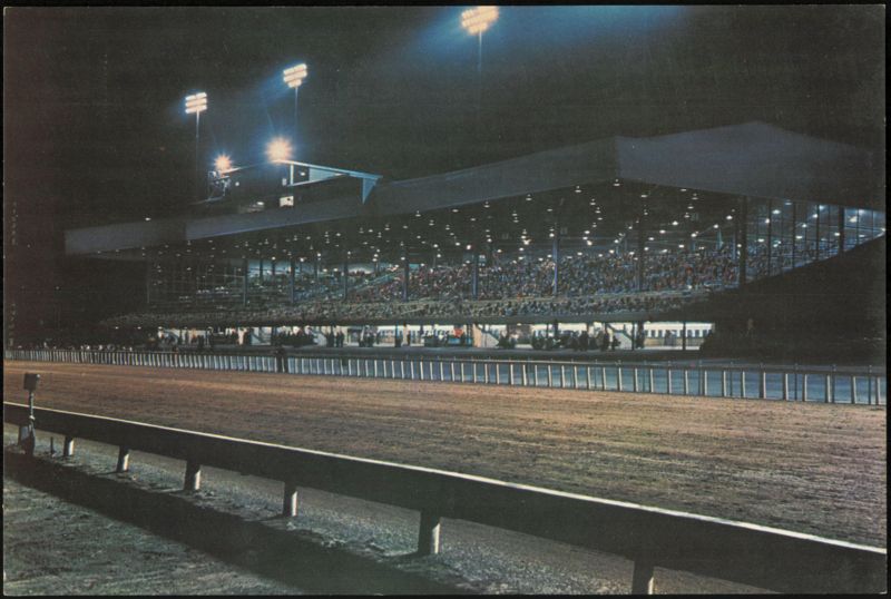 Monticello Raceway Night Racing Grandstand New York