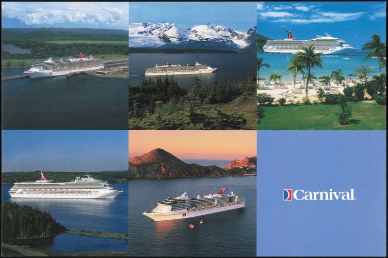 Carnival Cruise Lines Fleet Collage