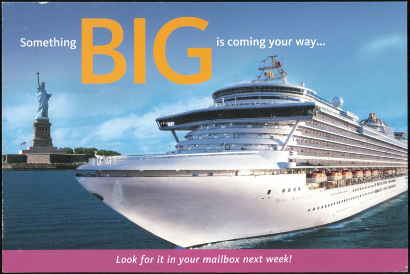 Princess Cruises Crown Princess Statue of Liberty Promotion New York