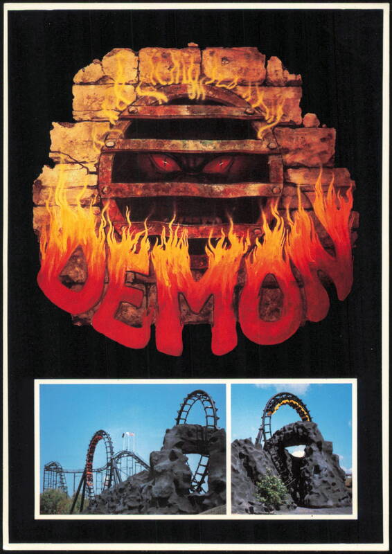 Demon Roller Coaster at Marriott's Great America Santa Clara California