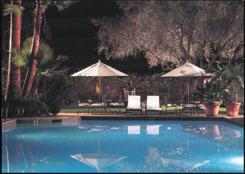 Rancho Bernardo Inn Pool and Courtyard at Night San Diego California