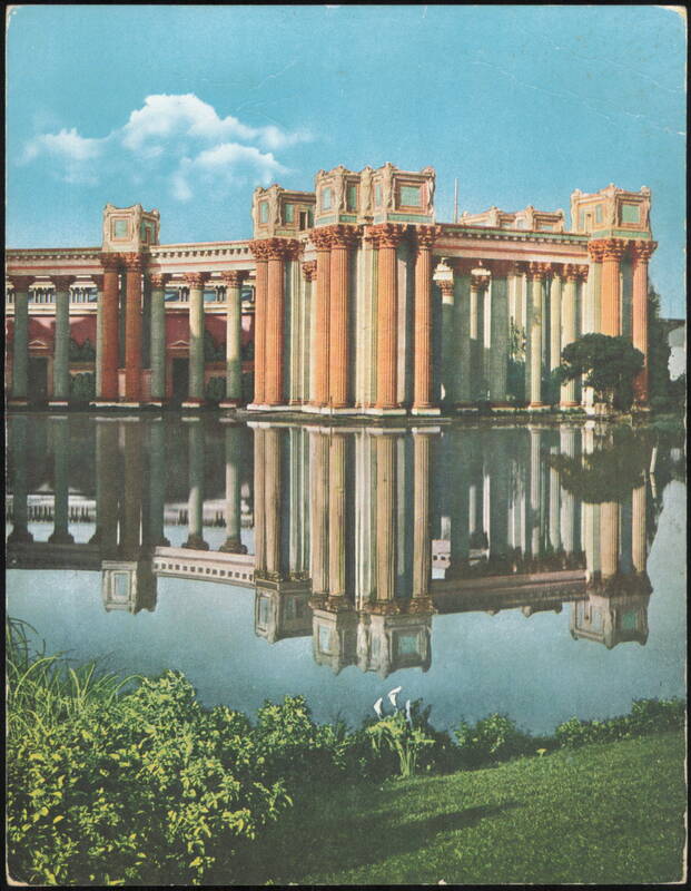 Colonnades, Palace of Fine Arts, Panama-Pacific Exposition San Francisco California