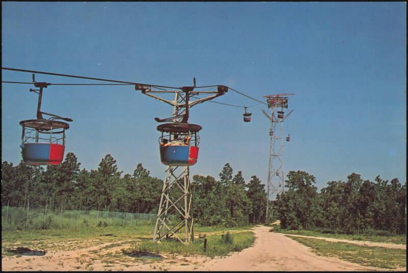 Sky Ride Cable Car at Six Gun Territory Silver Springs Florida