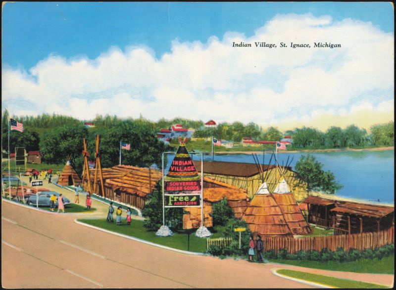 Indian Village Souvenirs and Indian Goods Saint Ignace Michigan