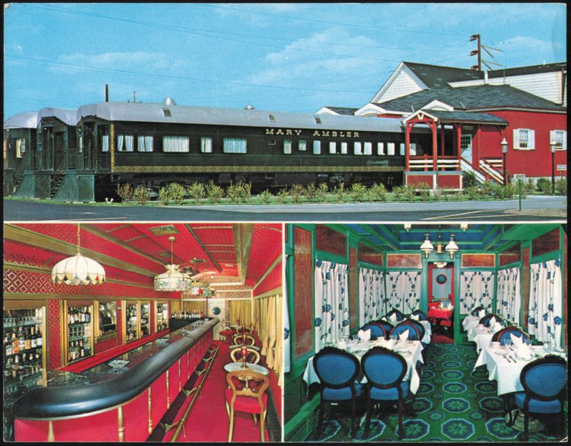 The Coach Inn Restaurant, Mary Ambler Train Car Fort Washington Pennsylvania