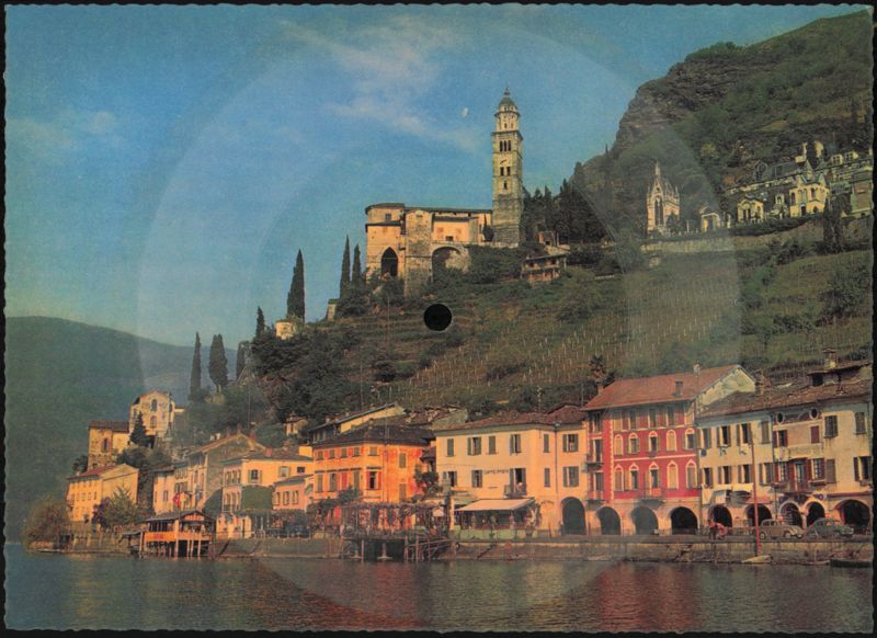Morcote Lake Lugano Switzerland Phonoscope Musical Card