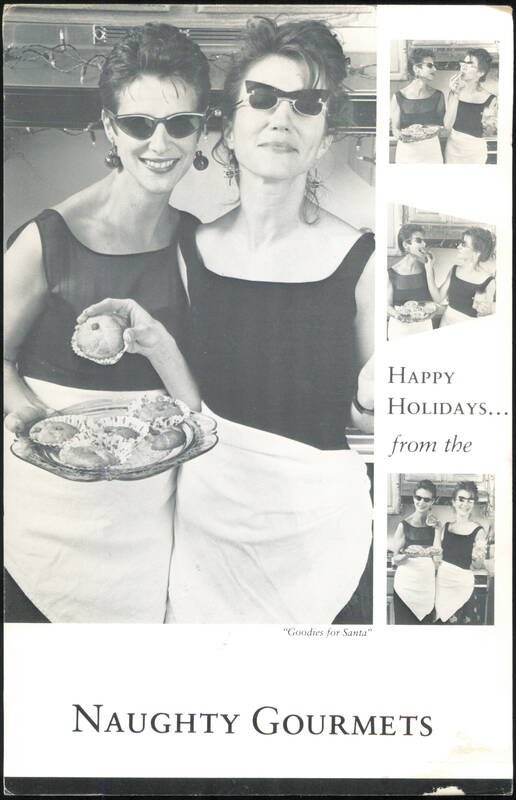 Naughty Gourmets Goodies for Santa Holiday Greeting Lawrence Kansas