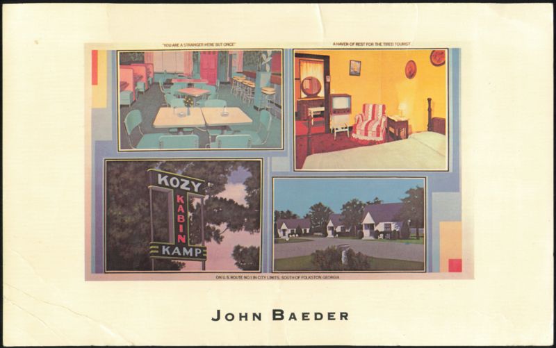John Baeder Paintings Exhibition Announcement New York