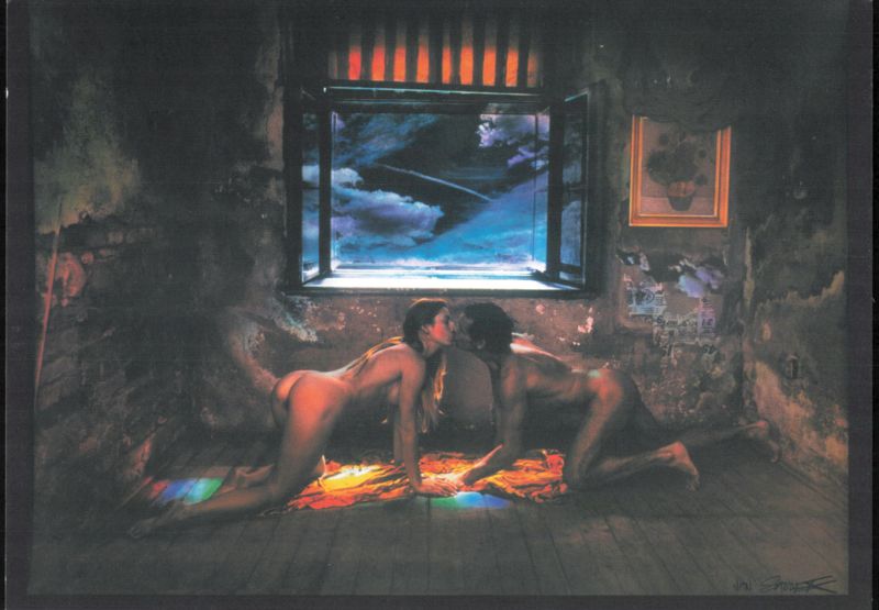 Jan Saudek Homage to Great Vincent Art Print Risque & Nude