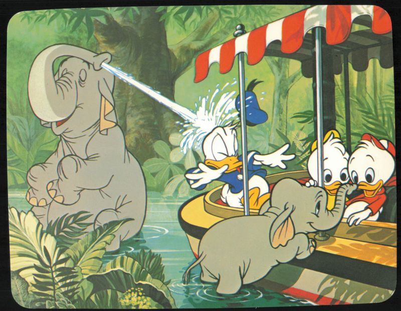 Playful Pachyderms Disney Donald Duck and Nephews Cartoons