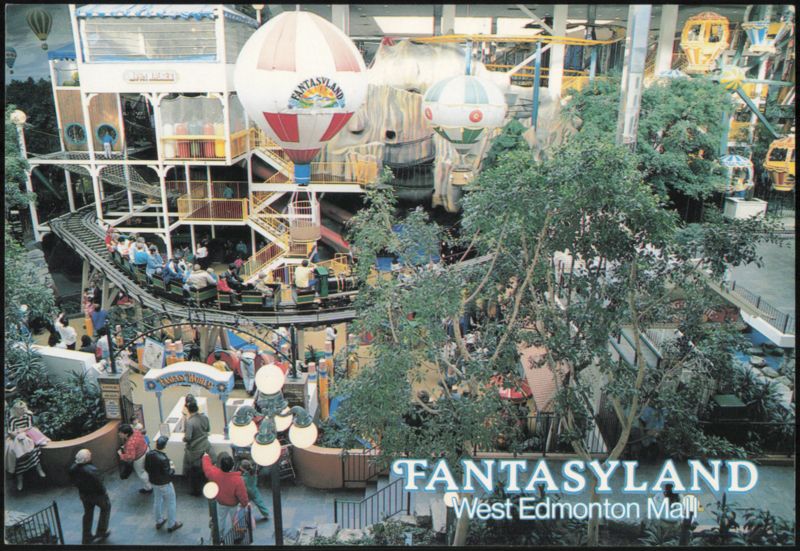 Fantasyland Indoor Amusement Park, West Edmonton Mall AB Canada