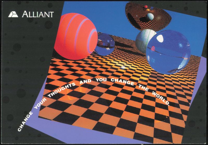 Alliant FX/Series Parallel Visual Supercomputers Advertising Littleton Massachusetts