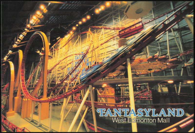 Mindbender Roller Coaster, Fantasyland, West Edmonton Mall AB Canada