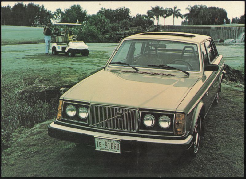 Volvo 264 GL Sedan on Golf Course