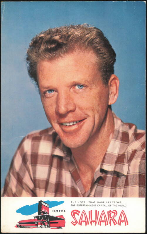 Dan Dailey Show at Hotel Sahara Las Vegas Nevada Actors