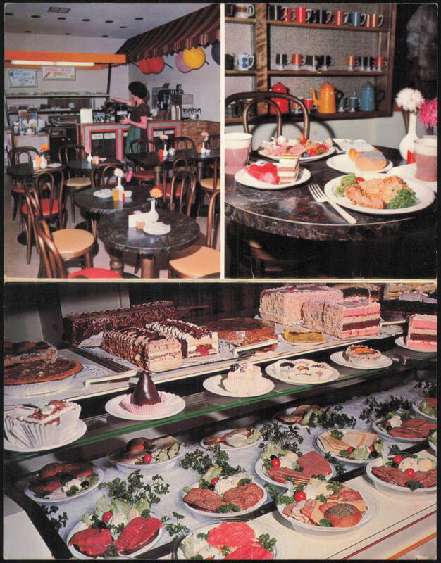 Café Fantasia Restaurant Interior and Pastry Display San Francisco California