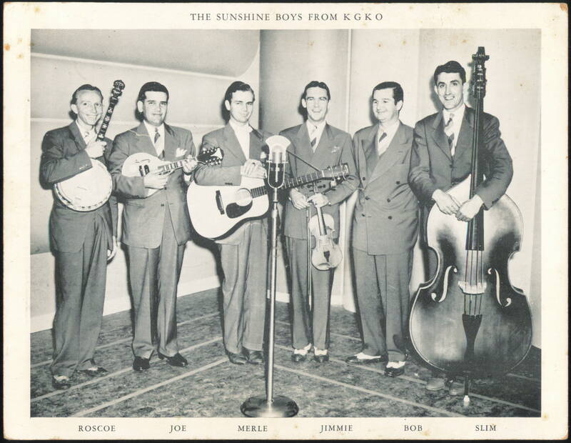 The Sunshine Boys from KGKO Radio Band Members Performers & Groups