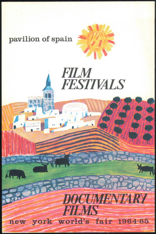 Pavilion of Spain Film Festivals Documentary Films 1964-65 New York
