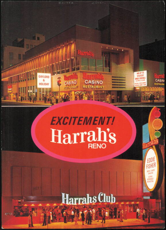 Harrah's Reno Casino and Restaurant Night View