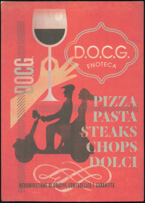 D.O.C.G. Enoteca Restaurant Advertising