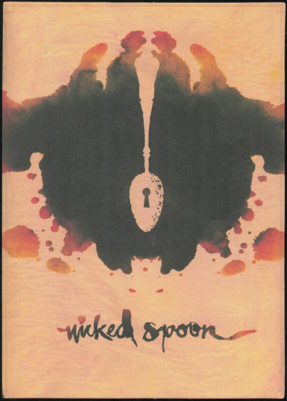 Wicked Spoon Rorschach Inkblot Style Design