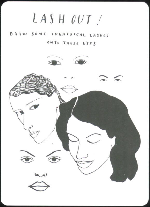Lash Out! Fashion Illustration by Nina Chakrabarti