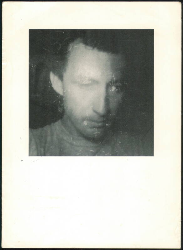 Kenny Gray Self-Portrait 1985 Brownie Hawkeye Exhibition Philadelphia Pennsylvania
