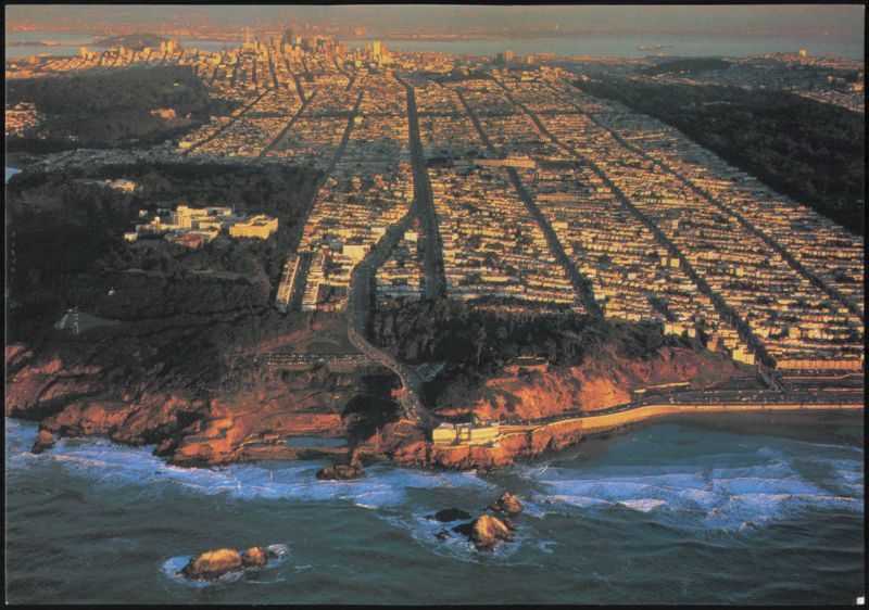 Aerial View of The Cliff House, San Francisco California