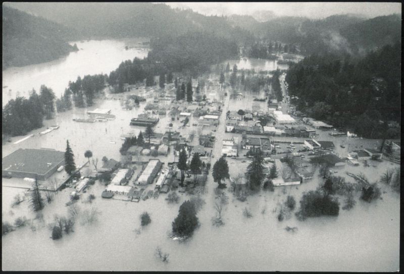 Guerneville California Flood, February 18, 1986 Anna Ransome