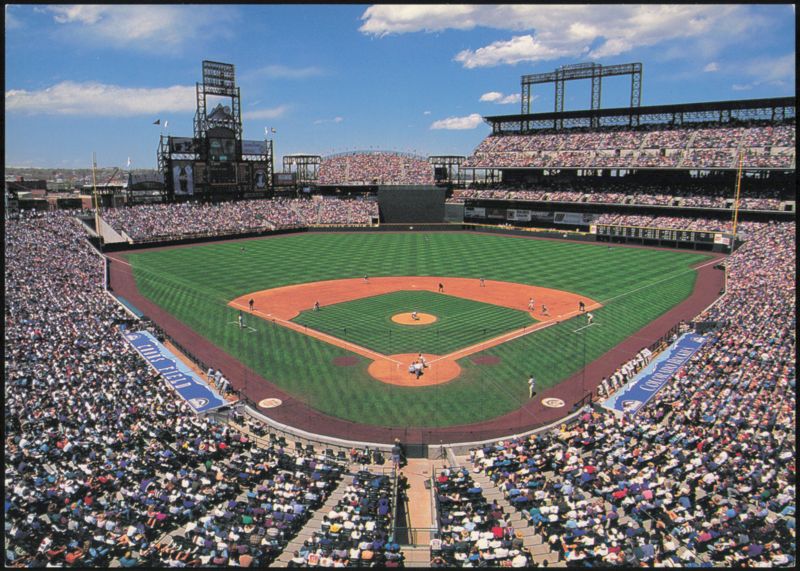 Coors Field, Home of the Colorado Rockies in Denver