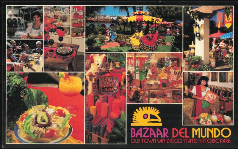Bazaar del Mundo, Old Town San Diego State Historic Park California