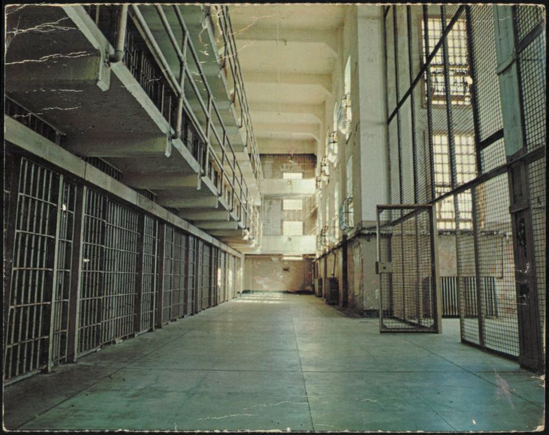 Alcatraz Cellhouse Interior, San Francisco California