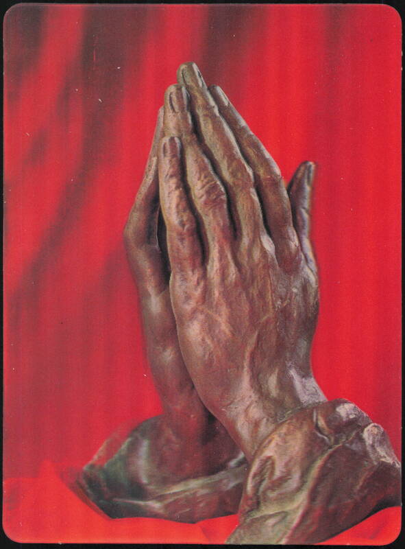 Hands of Prayer 3-D Collector Series Universal Symbol