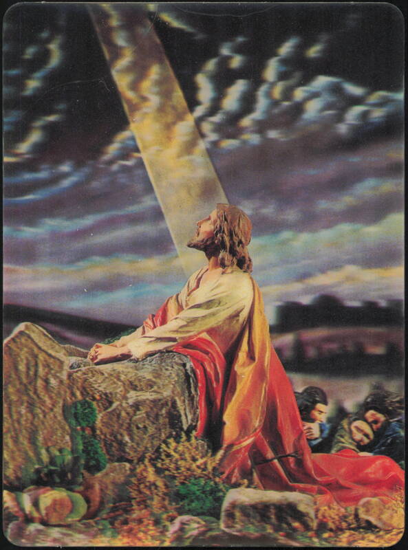 Christ at Gethsemane 3-D Collector Series Religious