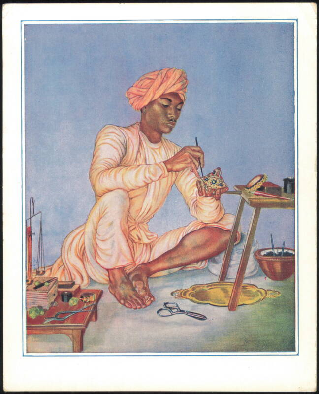 Precious Stone Setter, Jaipur Indian Craftsman by Stowitts
