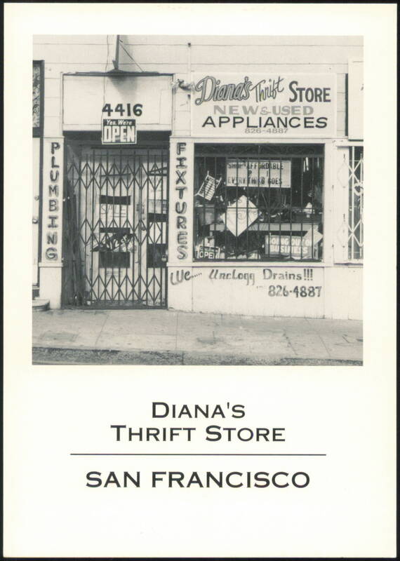 Diana's Thrift Store, 4416 3rd St, San Francisco California