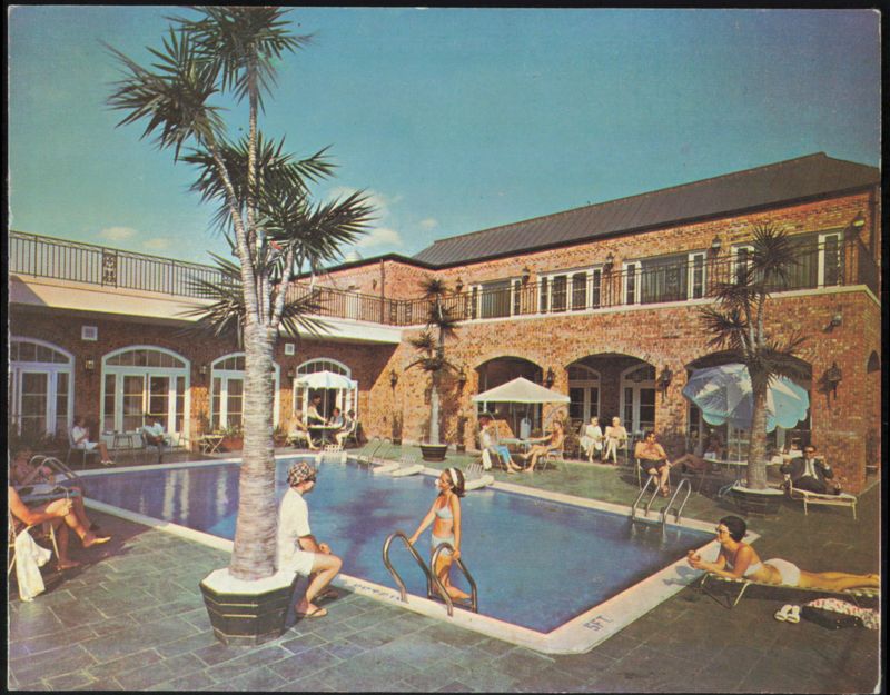 Sky Terrace Swimming Pool at The Monteleone Hotel New Orleans Louisiana